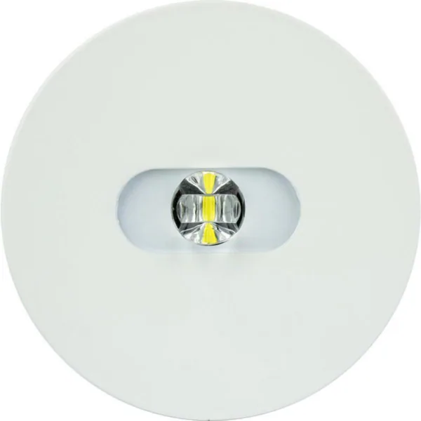 Turvavalaisin Teknoware Slimspot II pyöreä TWT1151WK 230VAC/DC IP20