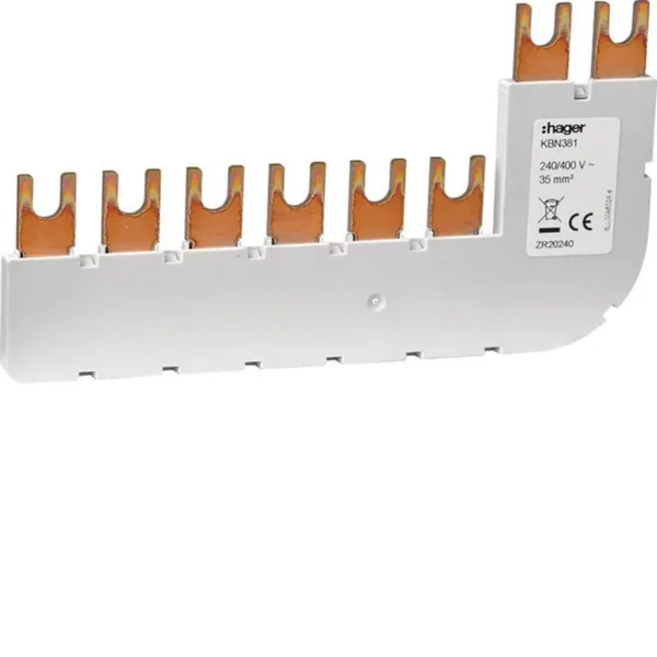 Virtakisko Hager KBN381 4N 35MM2 90AST SPA180N