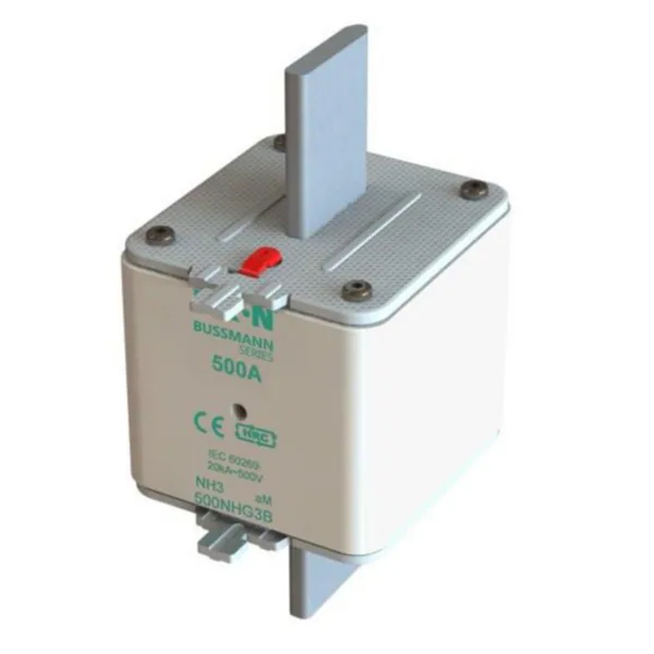 Kahvasulake Bussmann 500NHM3B 500A 500V AM KOKO 3 D