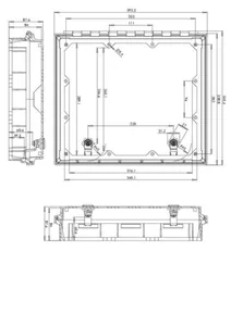 Kansiluukku Fibox - KANSILUUKKU INSP PW 403409 T