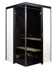 Kylpyhuonesauna Smartfold 2.0 Harvia - KYLPYHUONESAUNA HARVIA SMARTFOLD 2.0. VASENK. MUSTA