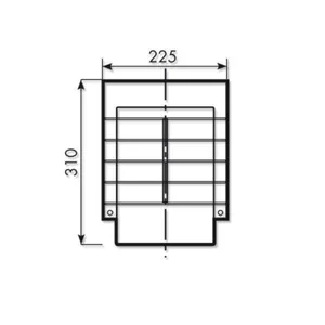 Katto/seinävalaisin ulko Kaari, Karlux - SEINÄVALAISIN ULKO KAARI PERUSM. VA-LED830 IP34