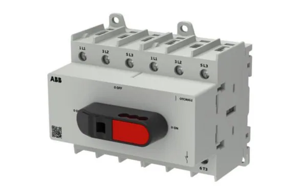 Vaihtokytkin ABB OT Plus 3-napainen 3-NAP. I-O-II 80A 690V AC-22A