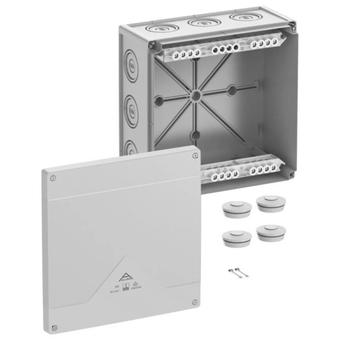 Jakorasia teollisuuslaatu Spelsberg Abox Pro 350 350-352 – harmaa