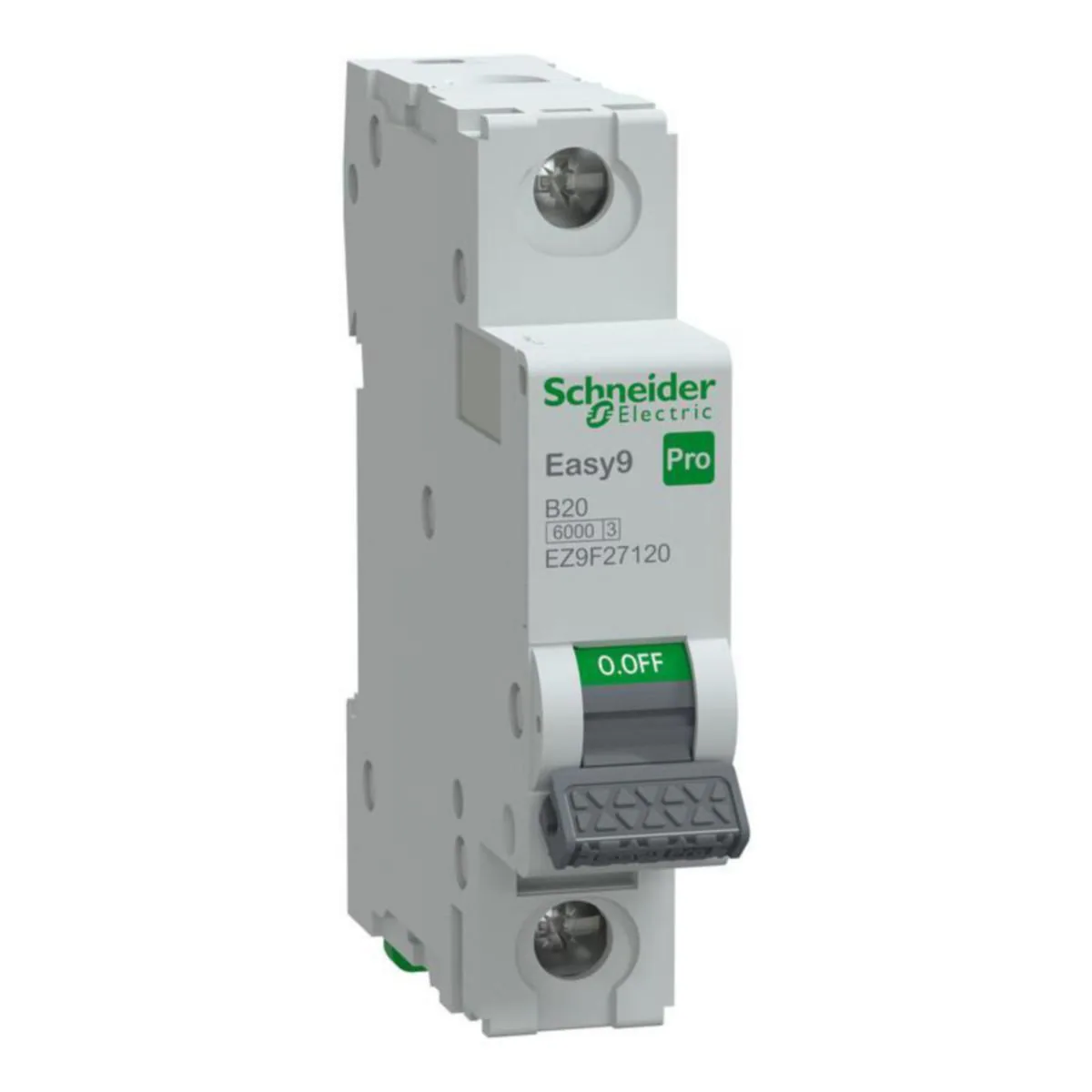 Johdonsuojakatkaisija Schneider Electric Easy9 B-käyrä 1-nap 6kA, MCB 1B20 6KA