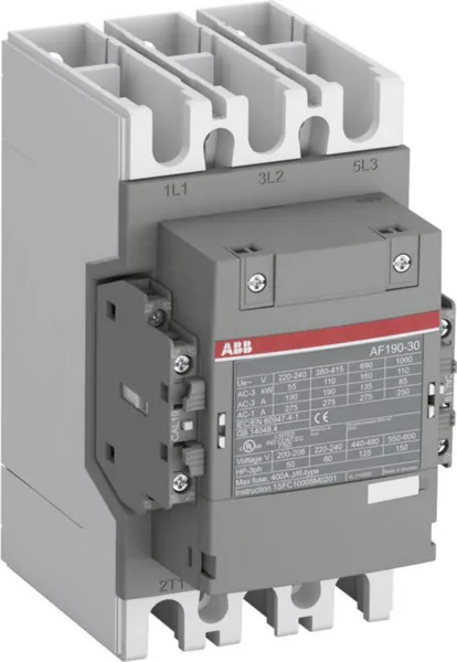 Kontaktori ABB 3-NAP. 90KW, 2S,2A 190A(AC-3