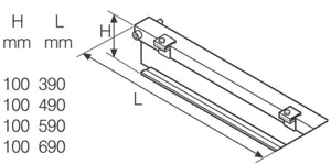 Seinäkannake Systemal Presto NSP - SEINÄKANNAKE SYSTEMAL PRESTO NSP63 SEINÄKANNAKE 6KN