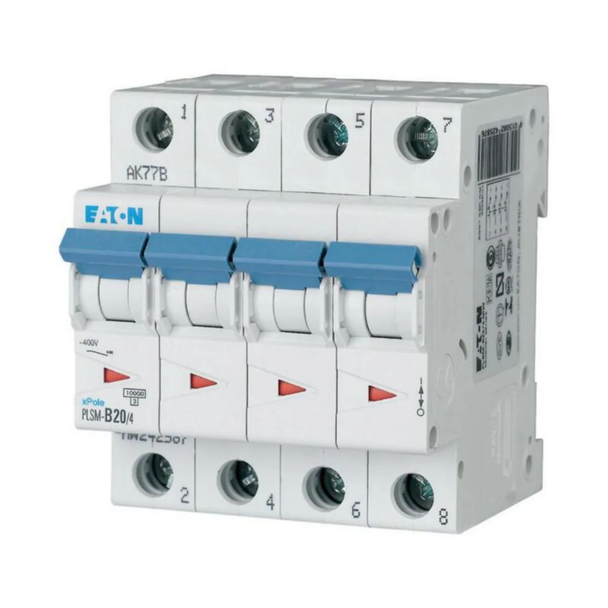 Johdonsuojakatkaisija Eaton Xpole PLSM-C20/4-MW