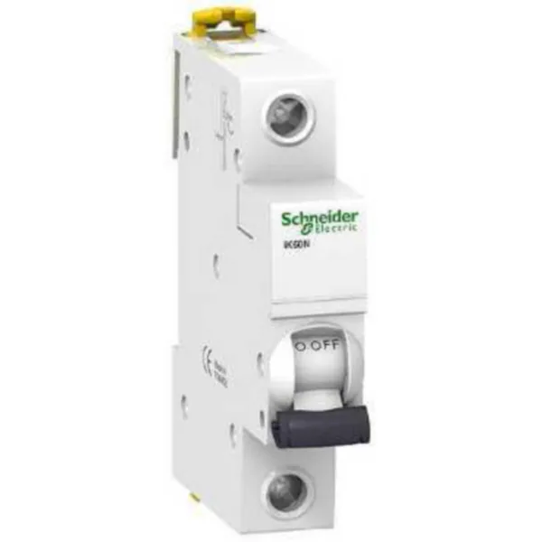 Johdonsuojakatkaisija Schneider Electric Acti 9 C-käyrä 1-nap 6kA A9K24163 IK60N 1X63A/C/6KA