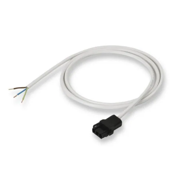 Johtosarjat 3-napaiset 2,5 mm² uros/vapaa mustat liittimet HF EnstoNet 3N UROS 3x2.5mm2 MUSTA 2.0m
