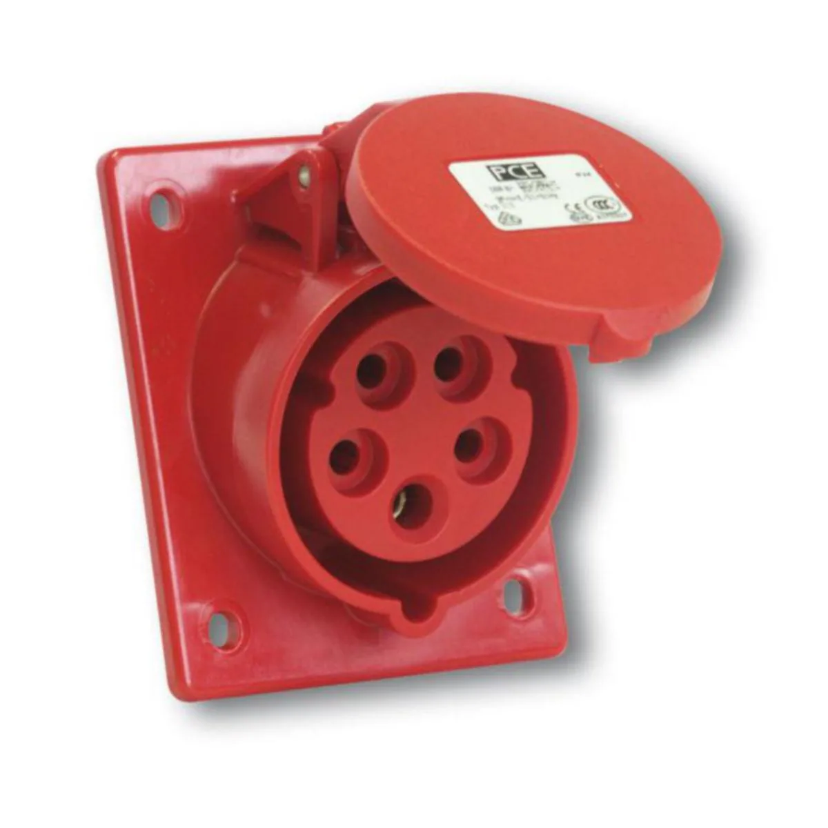 Kojepistorasia PCE TURBO TWIST IP44 415-6TT 16A 5P 400V