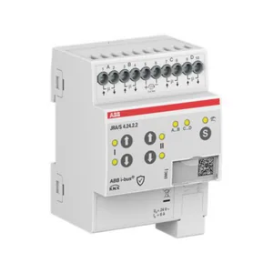 Lähtöyksikkö verho KNX ABB - LÄHTÖYKSIKKÖ VERHO KNX ABB VERHOLÄHTÖ 4X6A 24VDC