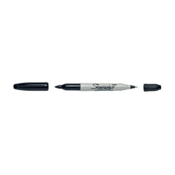 Merkintäkynä Sharpie TWINTIP KAKSIKÄRKINEN 0.5/1.0 MUSTA