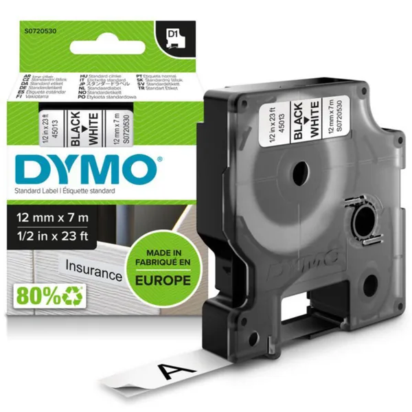 Merkintäteippi Dymo D1 12MMX7M MU/VA