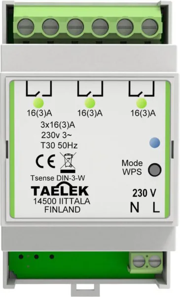 Releyksikkö Taelek PÖRSSISÄHKÖ DIN-3-W