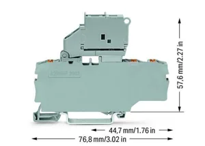 Sulakeliitin Wago Topjob S - SULAKELIITIN TOPJOB S 3-NAP, 5X20MM, HAR PAINONAPPI
