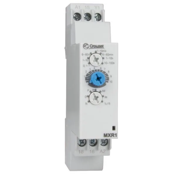Aikarele monitoimi Crouzet MXR1 24VDC/24-240VAC