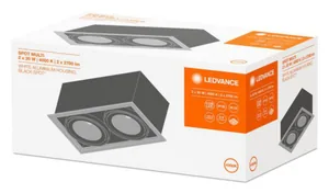 Alasvalo Ledvance Spot Multi - ALASVALO SPOT MULTI SP MULTI 2X30W/4000K FL WT/BK