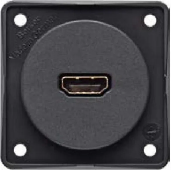 AV-rasia Hager Integro Flow HDMI 19-NAP. TYYPPI A MUS