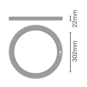 Mekaaninen lisätarvike Ledvance Downlight PFM - MEKAANINEN LISÄTARV. LEDVANCE DL UNIV SENSOR RING D300 BN