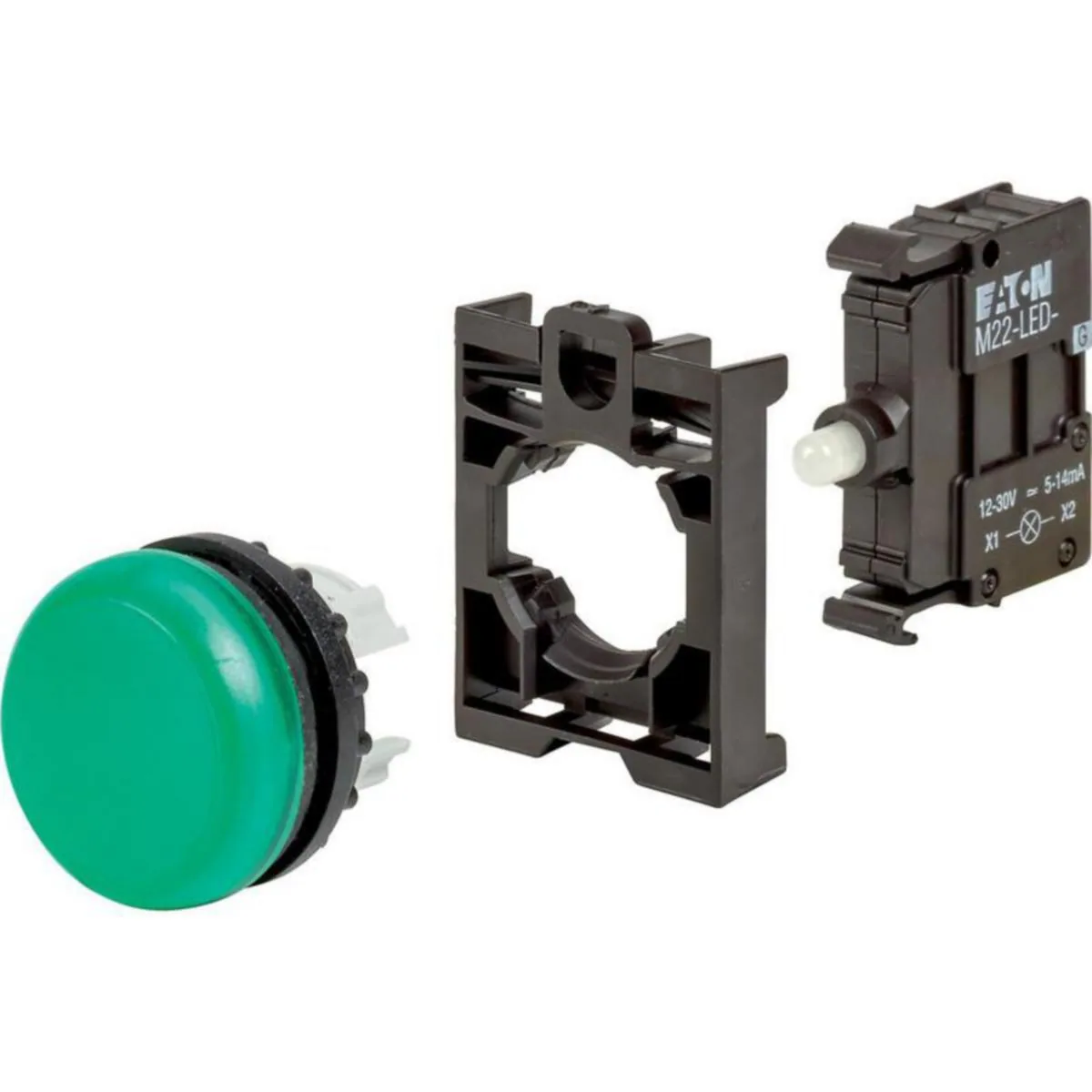 Merkkivalokaluste LED Eaton RMQ-Titan M22-L M22-L-G-LED-BVP – vihreä