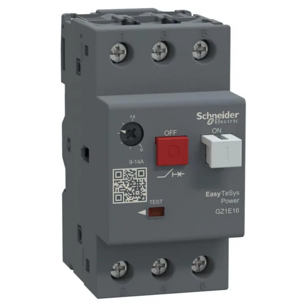 Moottorinsuojakatkaisija Schneider Electric Easy TeSys GZ1E,AC-3,3P,9..14A
