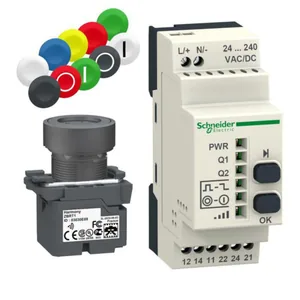 Painikekitti Schneider Electric Harmony - PAINIKETARVIKE HARMONY XB5RFA02 LÄH 22mm VAST KONF