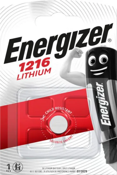 Paristo nappi Energizer Special battery Lithium CR1216 1 KPL