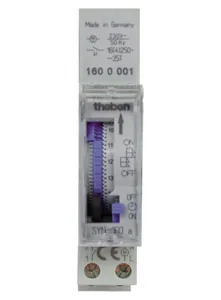 Kellokytkin analoginen Theben SYN 260 A - KELLOKYTKIN MEKAANINEN THEBEN SYN 160 A