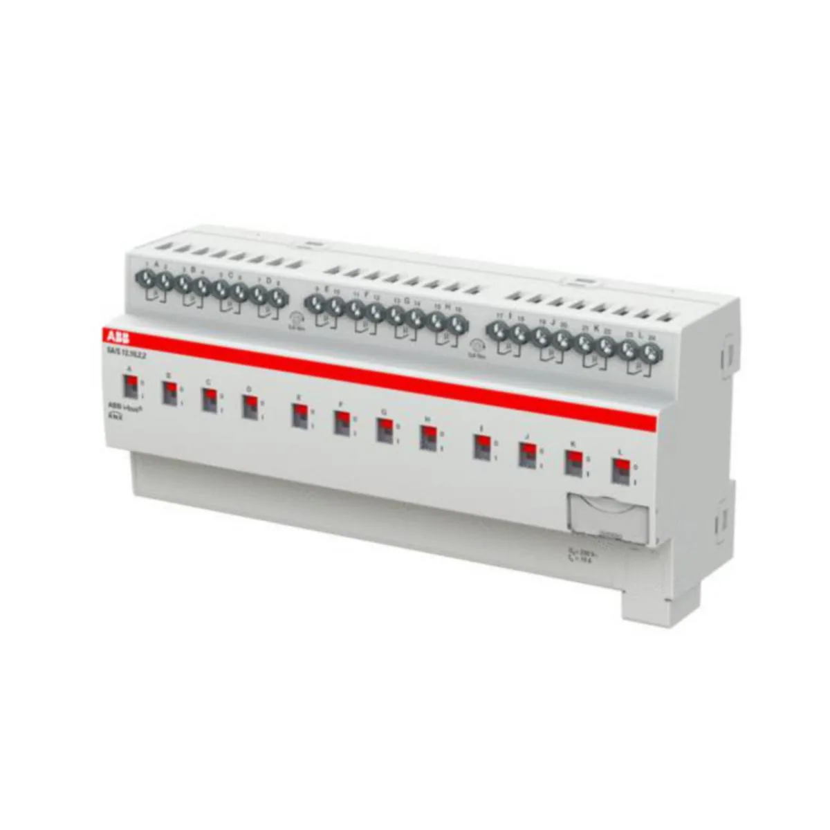 Lähtöyksikkö ABB KNX SA/S12.10.2.2 12X10A