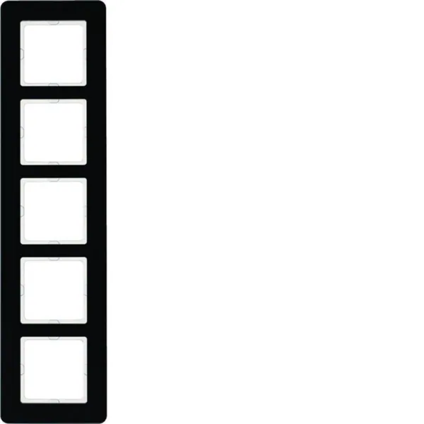 Peitelevy Hager Q.7 5-f. glass black