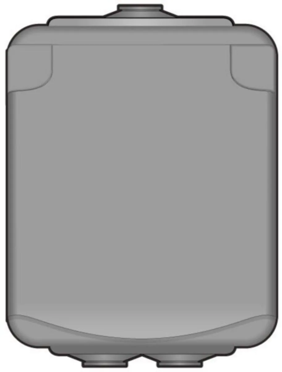 Pistorasia Norwesco AquaBest 1S/16A/250V/IP44 PPR 0X HA – harmaa