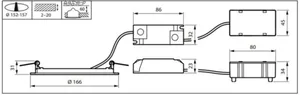 Alasvalo Philips Interact Ready - ALASVALO INTERACT READY DN145B LED10S/840 WIA-E WH
