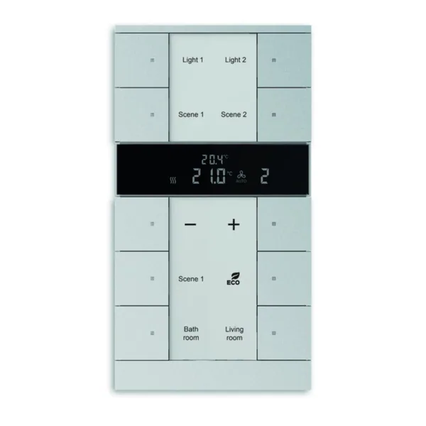 Huonetermostaatti KNX ABB 10-gang RTC alu
