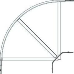 Kulmakappale Systemal Presto Kulma 90° 0-sarja - KULMAKAPPALE SYSTEMAL PRESTO NB060 KULMA 90°