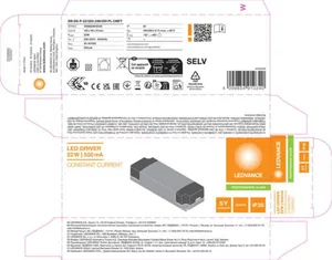 LED-liitäntälaite Ledvance Panel PFM - SÄHKÖINEN LISÄTARV PANEL PFM DR DS-P-22/220-240/550 PL CMFT