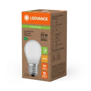 Pienkupulamppu Ledvance Super-Efficient - PIENKUPULAMPPU LEDVANCE CLP 1,2W/827 250LM E14 FR ELA