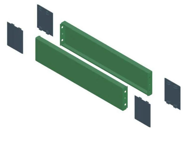 Sokkeli Schneider Electric Universal Enclosures SOKKELIN SIVUOSAT 100X300