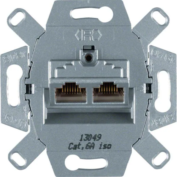 Telerasia Hager S.1 2XRJ45 CAT6A ISO STP