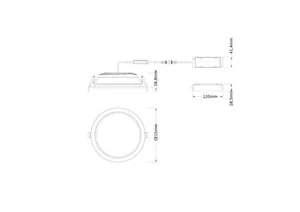 Alasvalo Ledvance Downlight Comfort - ALASVALO LEDVANCE DL CMFT D200 30W CCT ML OP