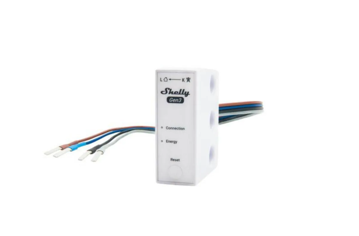 Energiamittarit Shelly 3EM - ENERGIAMITTARI SHELLY 3EM-63W GEN3 (WIRE)