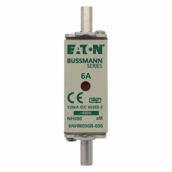 Kahvasulake Bussmann 690VAC 6NHM000B aM 6A 000