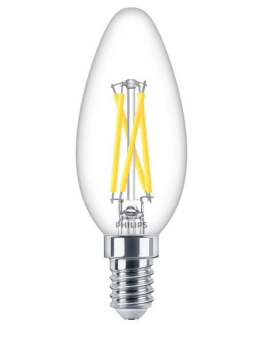 Kynttilälamppu Philips MASTER LED E14 CCT 340LM 25W=2.5W B35 CL – 2200-2700