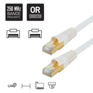 Kytkentäkaapeli-CAT6 Erard - KYTKENTÄKAAPELI-CAT6 ERARD CAT6 LAITEKAAPELI 20,0M