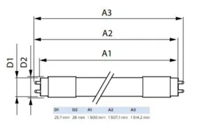 LED-valoputki T8 Philips Interact Ready - LED-VALOPUTKI T8 INTERACTREADY T8 1500MM 840 3700LM 23W IA