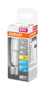 Vakiolamppu Osram Parathom Stick - VAKIOLAMPPU PARATHOM STICK ICE STICK 8W/827 806LM E27 OP