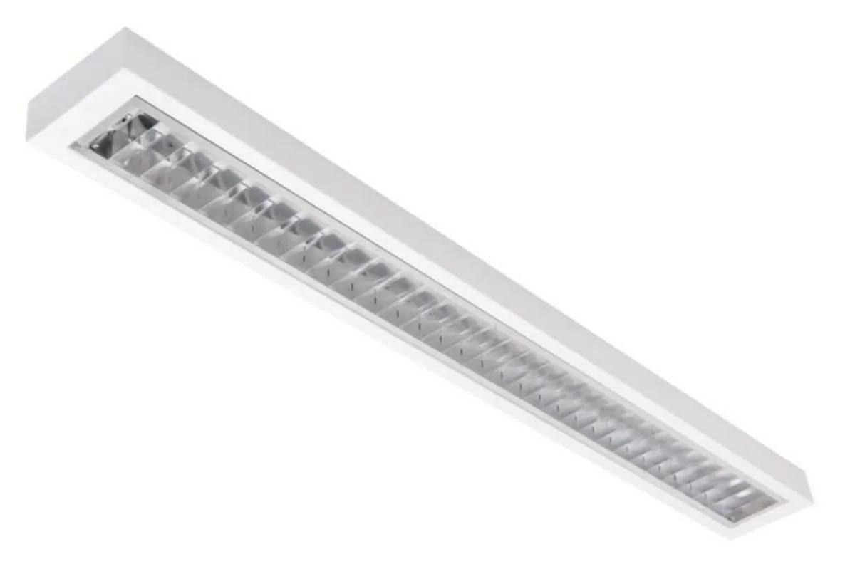 Pinta-/ripustusvalaisin Airam Office 1545 58W/840 DA2 AL MA WH – 4000