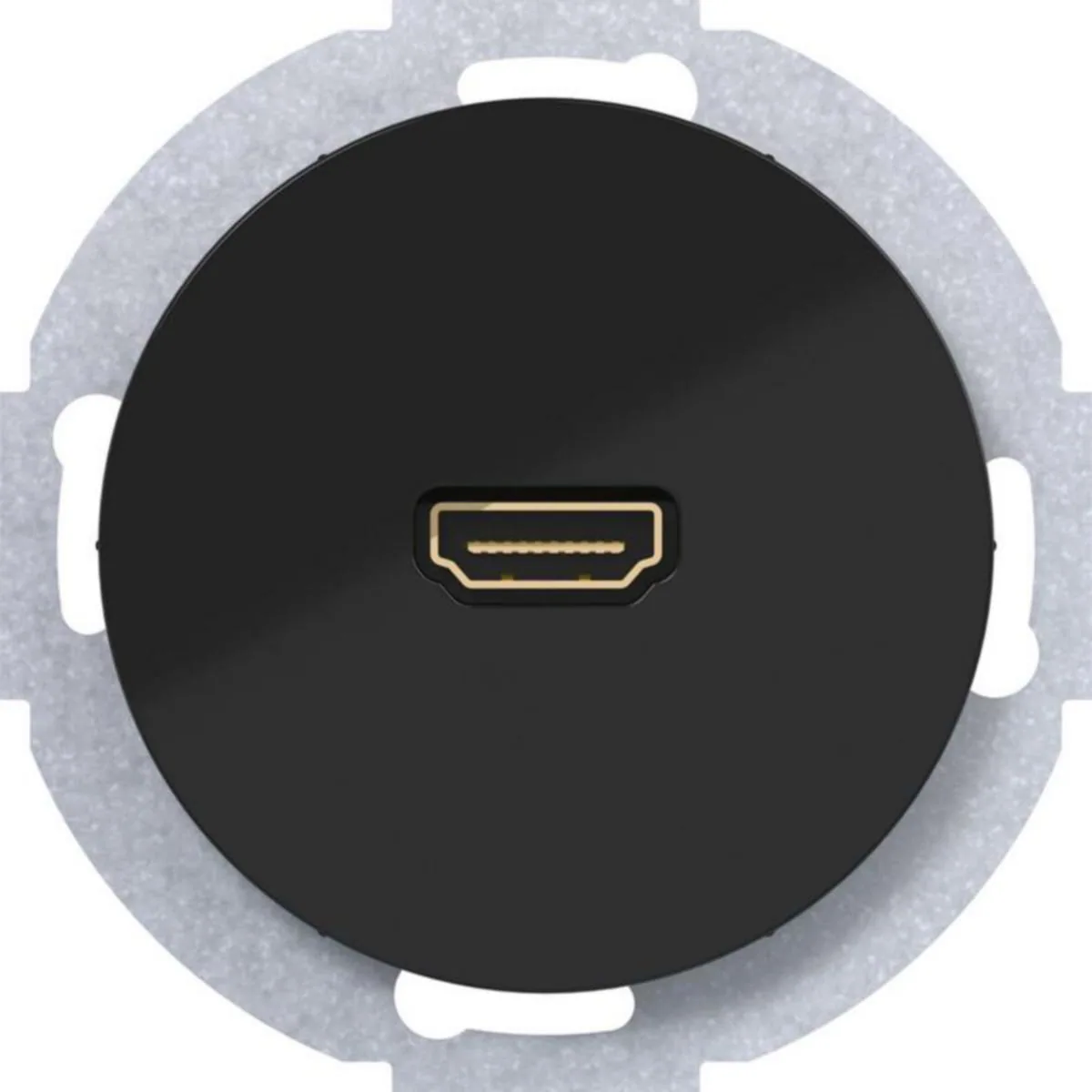 AV-rasia Hager R.1 HDMI V1.3 TYPEA UK MUS – musta
