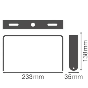 Mekaaninen lisätarvike Ledvance High Bay Value - MEKAANINEN LISÄT HIGH BAY VALU HB COMP BRACKET 220W