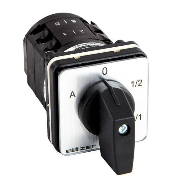 Nokkakytkin askel Sälzer P220 A-0-1/2-1/1 20A 4-PISTE